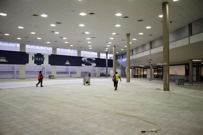 After passing an environmental test as of Nov. 14, the Kingwood HS Commons will be sealed against contaminants